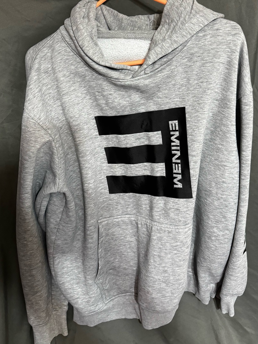 Eminem Recovery Graphic Pullover Hoodie – Men’s Gray